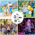 thumbnail image 4 of Máquina de burbujas para niños, juguetes al aire libre, viajes espaciales, eléctrica, 10 agujeros, 4 of 7