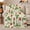 Berry Flower Vines, variant on Sweet Strawberry Vine, Rustic Botanical Portrait, Warm Flannel Blanket for Sunroom and Reading Nook with Detailed Artwork, Animal Lovers Thanksgiving Gift, Rustic Home Decor
