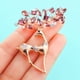 thumbnail image 4 of Broche de ciervo azul plateado JM, 4 of 5