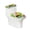 Colorful Floral Car Design, variant on HELLHERO Soft Toilet Lid Covers 17"x21" Easy to Clean Easy Installation Tropical Floral Patch