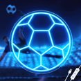 thumbnail image 1 of Letrero de neón de fútbol, letreros de neón LED regulables para decoración de pared, luz de neón LED de fútbol, letrero de neón alimentado por USB, letreros de neón deportivos para decoración de, 1 of 7