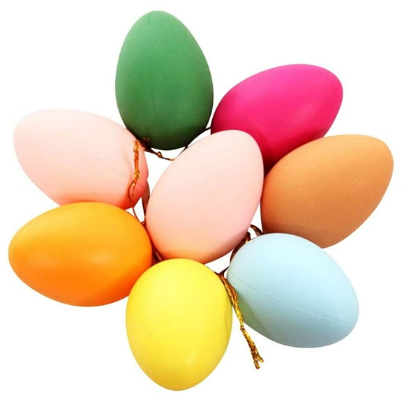 FOLOYORI Fake Eggs for Decorating Random Color 24Set 11.8x7.9x3.9in