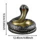 thumbnail image 3 of Xihbxyly Cenicero de Resina con Forma de Serpiente, Diseño Intrincado de Cobra, Material de Resina Duradero, Decoración Única para El Hogar, Decoración de Escritorio y Mesa de Centro, Regalo Ideal pa, 3 of 7
