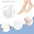 thumbnail image 2 of Heel Protectors, 2 Pairs Heel Cushion, Gel Heel Pads Great for Plantar Fasciitis, Heel Pain Relief, Heel Support, Heal Dry Cracked Heels, for Men and Women, 2 of 7