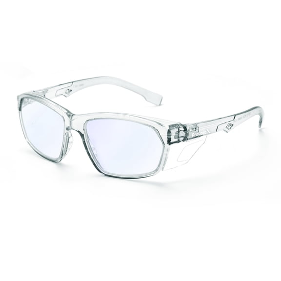 ProtectX Stylish Safety Glasses Anti-Fog & Scratch-Resistant Protective Eyewear, UV Protection Goggles, Blue Light Blocking Glasses for Men＆Women Charcoal