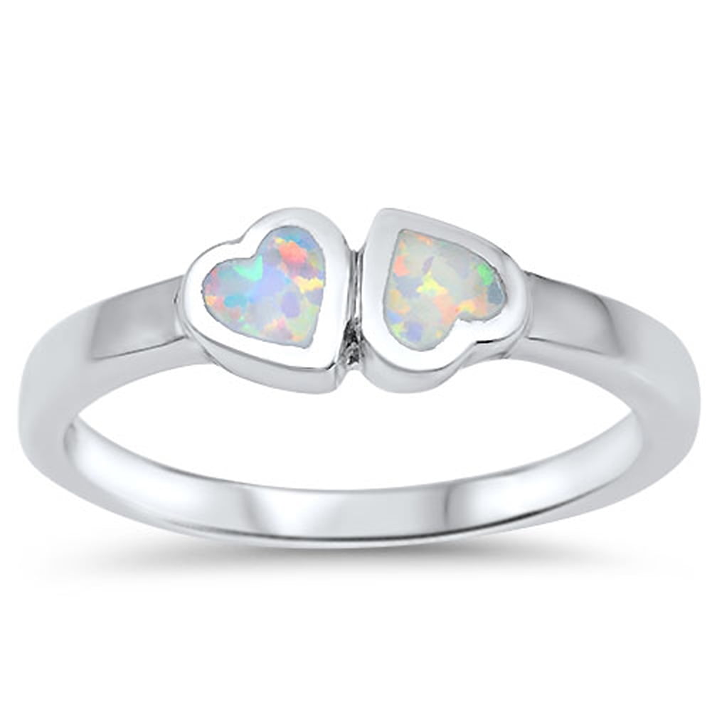 Gem Stone King 1.60 Ct Oval Cabochon White Simulated Opal Green Peridot 18k Yellow Gold Plated Silver Ring