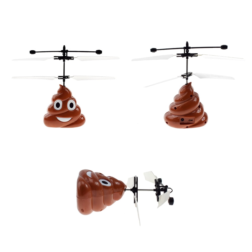 Flying Poop Toys Hovering Poop Fun Rechargeable Poop Infrared Sensor