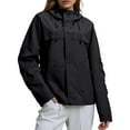 thumbnail image 2 of Rain Jacket for Women Men Fall Outdoor Windproof Waterproof Lightweight Breathable Zip Up Hooded Jackets Windbreaker, 2 of 7