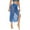 Blue, variant on Idoravan Women's Basic Versatile Skirt Clearance Women Solid Swimsuit Bohemian Hollow Weave Tassels Cover Up Bikini Swimwear Beach Cover-Ups Wrap Skirt
