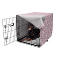 thumbnail image 5 of Watercolor Dog Crate Cover, Interpretation of Floral Elements on Branches Rosy Blossoms, Easy to Use Pet Kennel Cover Small Dogs Puppies Kittens, 7 Sizes, Rose Pink, by Ambesonne, 5 of 6