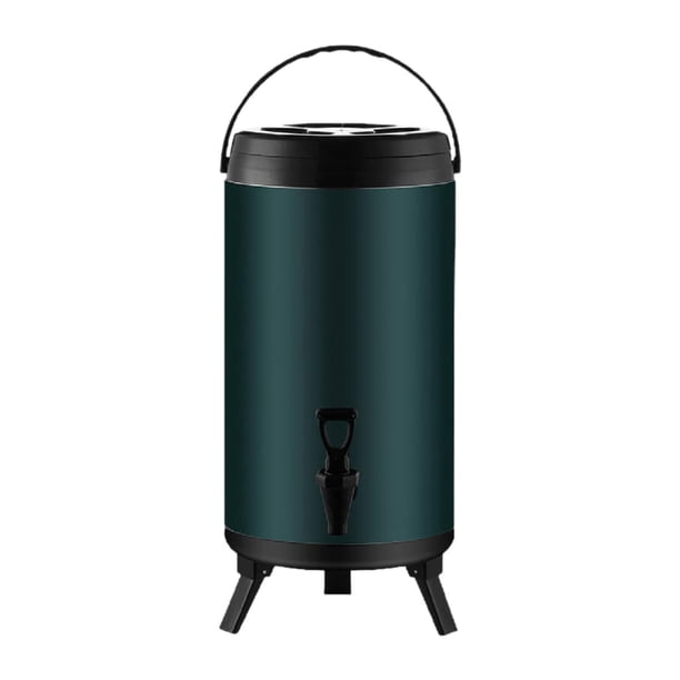 Ollas de acero inoxidable con aislamiento de barril y grifo con asa. 10L