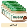 (6 pack) Beech-Nut Stage 1 Baby Food, Beef & Beef Broth, 2.5 oz Jar