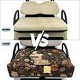 thumbnail image 6 of COEQINE Easy-Carry Golf Cart Seat Cover, Foldable Design with Handle for Storage, Universal Size Quilted Polyester, 4 Front Pockets, Machine Washable, Vintage Bunny Flower, 6 of 8