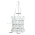 thumbnail image 2 of Bolso de hombro con volantes multicapa Bolso de moda de encaje para mujeres y niñas, 2 of 9