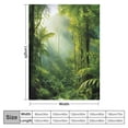 thumbnail image 4 of PRATYUS Jungle Theme Throw Blanket Soft Cozy Plush Blanket for All Seasons, Perfect Gifts for Women and Children 60x80in, 4 of 6