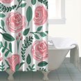 thumbnail image 5 of Waterproof Pioneer Shower Curtain 72x84 Inch Polyester Unique Cute Floral Shower Curtain for Bathroom Hotel Home Decor with 12 Plastic Hooks, 5 of 5