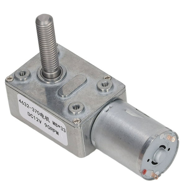 4632-370, Motor De Reducción De CC De Rendimiento Confiable 90 RPM M8 X 33 Mm Motor De Engranaje Helicoidal Para Cabrestante Pequeño
