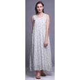 thumbnail image 4 of Bimba Rayon Sleeveless Night Gown For Womens Rayon Printed Nightwear Ladies Sleepwear-XS, 4 of 5