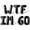 Black, variant on Letter Balloons - WTF IM 60 16" Inch Alphabet Letters Foil Mylar Balloon 60th Birthday Party Banner (Gold)