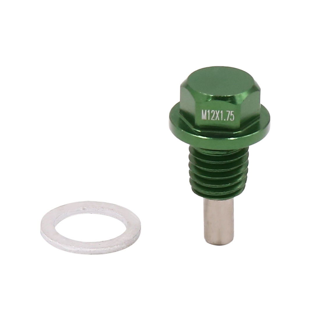 M12 x 1.75mm Thread Green Auto Car Oil Pan Drain Bolt Kit w