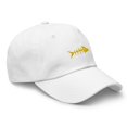 thumbnail image 5 of Clishirt Adult Unisex Embroidered Yellow Fish Adjustable White Classic Dad Hat, 5 of 7