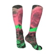 thumbnail image 5 of Lsque Neon Desert Moon Printed Crew Socks Men's Women's LightWeight Thin Casual Calf Socks ,Knee High Socks,Cotton Socks, 5 of 9