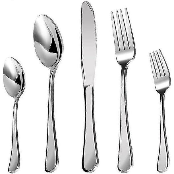 Cutlery Set, 20-Piece Stainless Steel Flatware Set, Knife and Fork Sets Tableware Silverwa
