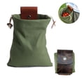 thumbnail image 2 of Sac de Cueillette de Fruits en Toile pour Camping en Jungle, Randonnée, Chasse, Pliable, 2 of 6