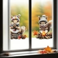 thumbnail image 2 of PEIBang Fall Window Stickers,Cute Animal Decal Pinecone Window Clings, Autumn Window Sticker for Home Decor Party Supplies, 2 of 5
