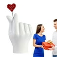 thumbnail image 5 of Heart Hands Sculpture, Modern Art Love Sculpture Aesthetic Statue, Romantic Home Decorations, Ambiance Enhancer for Bookshelf, Coffee Table, 5 of 9