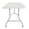 thumbnail image 6 of NPS BT3000 30x96" Modern Plastic Heavy Duty Folding Table in Speckled Gray, 6 of 9