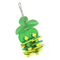 thumbnail image 4 of DOLITY Wood Hanging Bird Chewing Toy, Large Medium Parrot Cage Swing and Standing Toy, 4 of 9