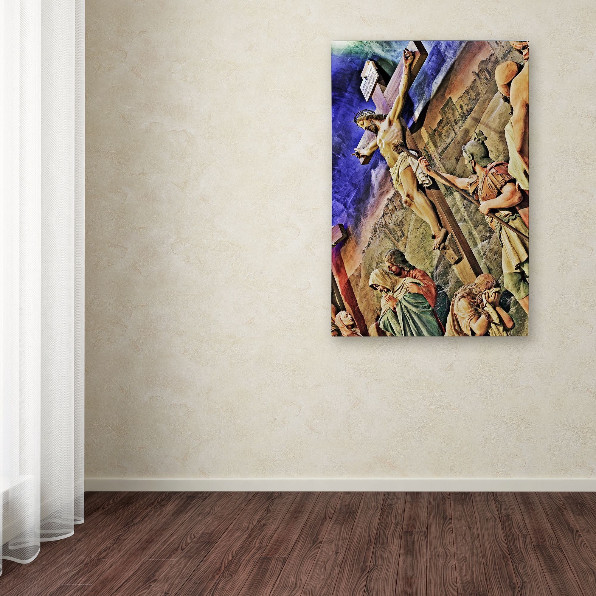 Trademark Fine Art "Altar of Calvary" Canvas Art by Gregory O'Hanlon