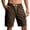Brown_0402S&27, variant on Fabrcox Cargo Short Men Elastic Waist Corduroy Shorts Sports Hiking Outdoor Big and Tall Men's Bermuda Shorts with Multi Pocket Gray XXXL