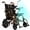 Leopard Brown, variant on Arshin Electric Wheelchair Lightweight Foldable,20+ Miles Electric Wheelchairs for Adults,360°Joystick Motorized Wheelchair,286+ lbs Capacity,Purple