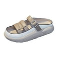 thumbnail image 2 of Women Sandals Female Soft Floor Slides Shoes Platform Rubber Sole Open Toe Beach 39, 2 of 7