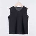 thumbnail image 4 of Yanlir Débardeur Sans Manches à Col Rond Uni pour Enfants, Haut Décontracté d'Extérieur Confortable pour Garçons 2 -15 Ans, Tenue d'Été Active, Vêtements d'Été, 4 of 6