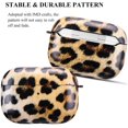 thumbnail image 4 of Leopard Airpods Pro Case - YOMPLOW Protective Hard Case Cover Skin Portable & Shockproof Women Girls with Keychain for Apple Airpods Pro Charging Case - Leopard, 4 of 4