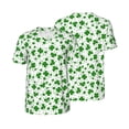 thumbnail image 3 of Daiia St Patrick's Day4 Mens Baseball Jersey Button Down Shirts Short Sleeve Sports Uniforms-Medium, 3 of 9