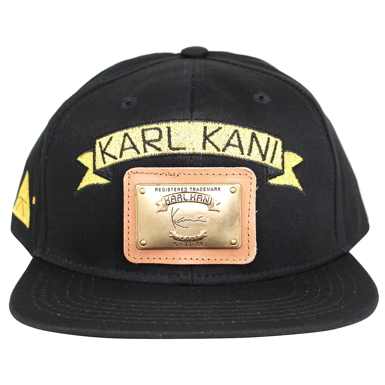 Karl Kani Gold Plate Snapback Embroidered Hat Black - Walmart.ca
