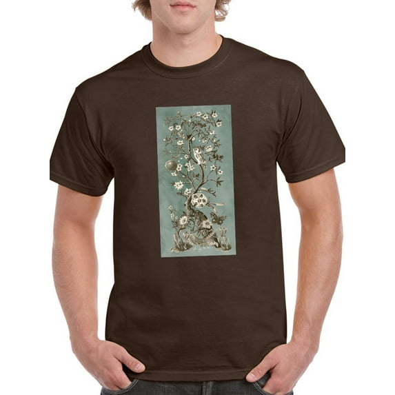 Chinoiserie Patina I T-Shirt Men -Naomi McCavitt Designs, Male 3X-Large