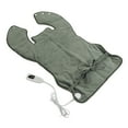 thumbnail image 2 of Back Heating Pad, Electric Heating Pad Dark Grey Soft Fabric Ergonomic Neck Outline  For Home US Plug 110V, 2 of 8