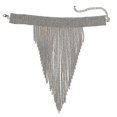 thumbnail image 1 of Gargantilla grande con borlas de cristal de lujo para mujer, boda india, oro, 1 of 5