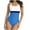White, variant on Womens Bathing Suit Shorts One Piece Swimsuit Women Athletic Fashion Quick Dry Color Block One-Piece Swimwear (Watermelon Red M)