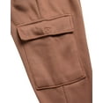 thumbnail image 4 of Real Love Girls' Sweatpants - 2 Pack Soft Fleece Casual Jogger and Cargo Pants for Girls (7-16), 4 of 7