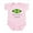 Petal Pink, variant on CafePress - Give Peas A Chance Body Suit - Baby Light Bodysuit, Size Newborn - 24 Months