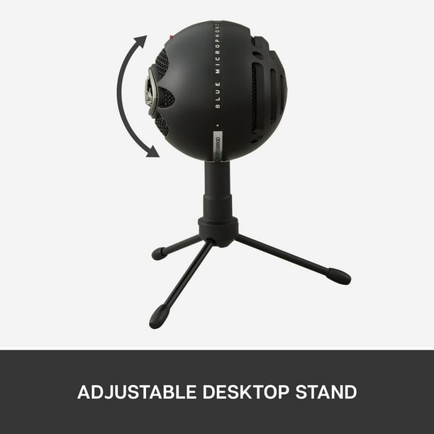 Blue Snowball iCE Plug 'n Play USB Microphone for Recording, Streaming, Podcasting, Gaming on PC and Mac, with Cardioid Condenser Capsule, Adjustable Blue Snowball iCE Plug 'n Play USB Microphone for Recording, Streaming, Podcasting, Gaming on PC and Mac, with Cardioid Condenser Capsule, Adjustable