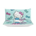 thumbnail image 3 of Hello Kitty Duvet Cover Set 3-Piece Bedding Set Soft Warm And Comfortable Soft Bed Set with 1 Duvet Cover And 2 Pillowcases for Bedroom All Season 90"x90", 3 of 7