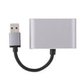 thumbnail image 2 of Convertidor De Adaptador Usb 3.0 A Vga + Hdmi Hd 1080P Adaptador De Computadora Para Windows 7/8/8.1/10 Noticed EL007176-00, 2 of 6