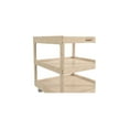 thumbnail image 3 of Flash Furniture Bright Beginnings Mobile 2-Section Storage Cart 26.5"H x 23.5"W x 23.5"D Brown, 3 of 8